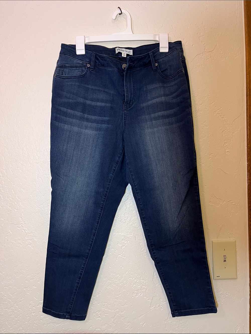 Mossimo Navy Ankle Crop Jeans for Women